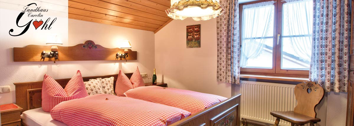 Schlafzimmer Ferienwohnung 2 Ostbalkon